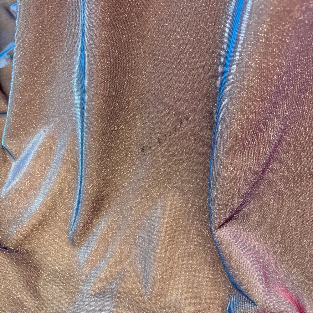 NEW Purple Iridescent Long Prom Dress NWOT Size XL/16 - Picture 6 of 14